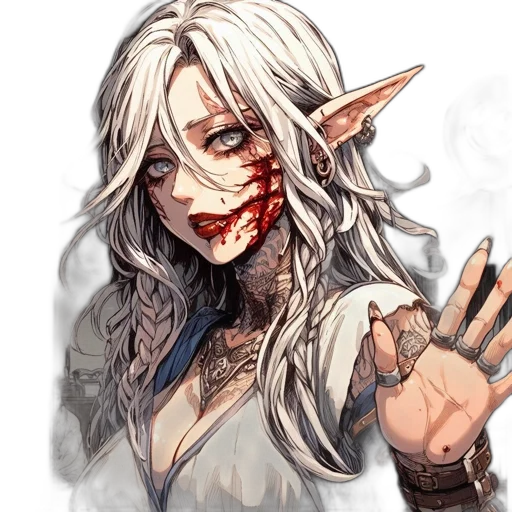 staff, face, fantasy art, concept art transparent PNG cut-out