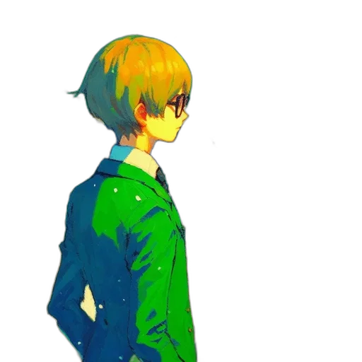 jacket, face, mask, staff transparent PNG cut-out