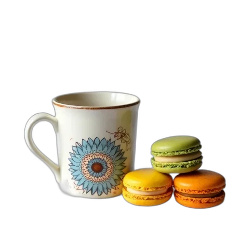 food, photorealistic, 3d render, pastel transparent PNG cut-out