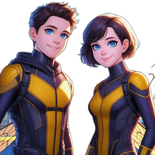 comic book art, concept art, cartoon, anime transparent PNG cut-out