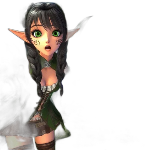 staff, fantasy art, 3d render, concept art transparent PNG cut-out