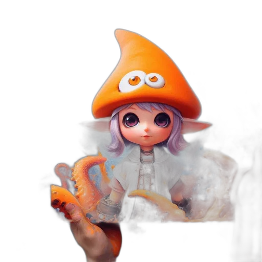 hat, staff, creature, weapon transparent PNG cut-out