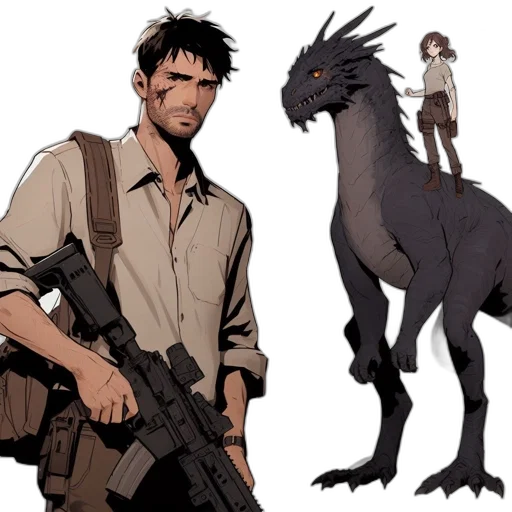 dragon, animal, weapon, concept art transparent PNG cut-out