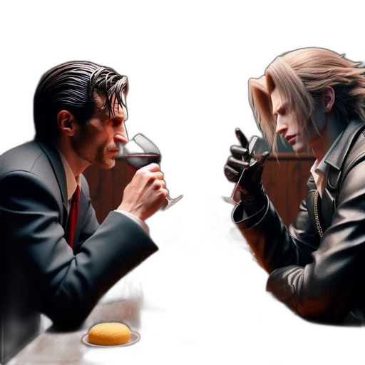 jacket, mask, concept art, photorealistic transparent PNG cut-out