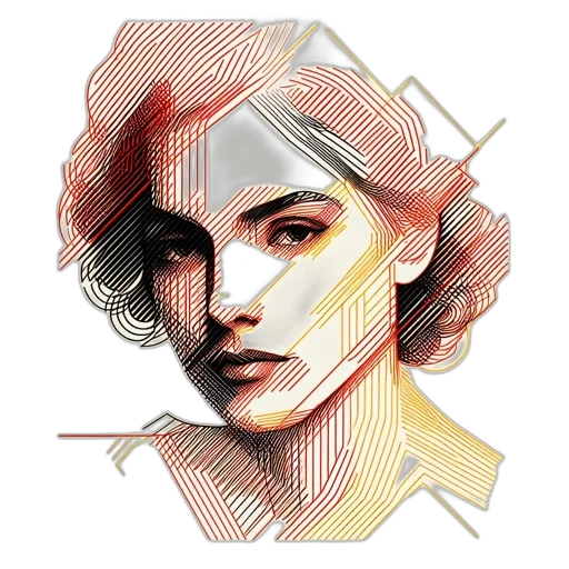 face, crown, mask, watercolor transparent PNG cut-out