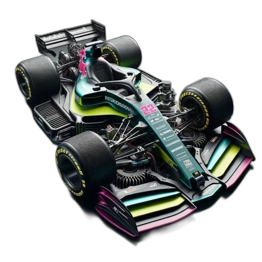 car, weapon, robot, 3d render transparent PNG cut-out