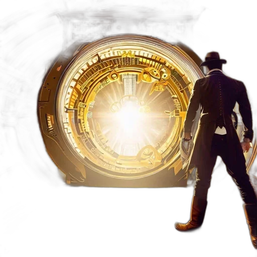concept art, man, vintage, attire transparent PNG cut-out