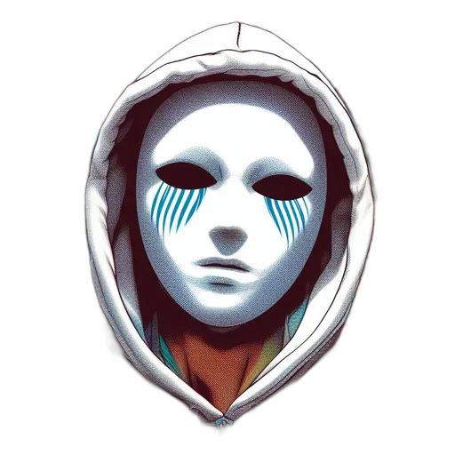 mask, face, jacket, robot transparent PNG cut-out