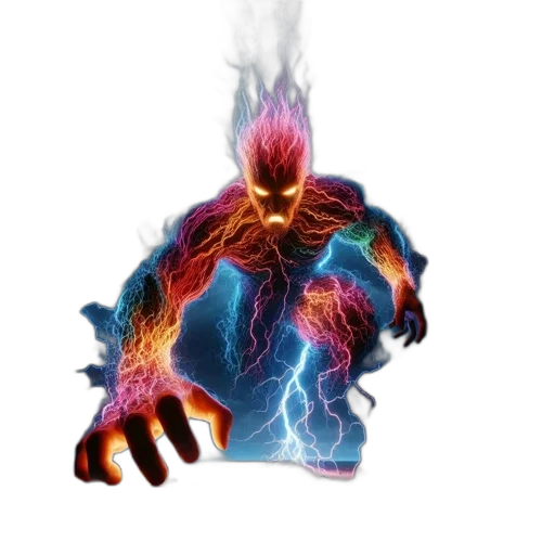 creature, dragon, hair, jacket transparent PNG cut-out