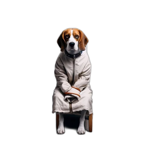 jacket, animal, staff, dress transparent PNG cut-out