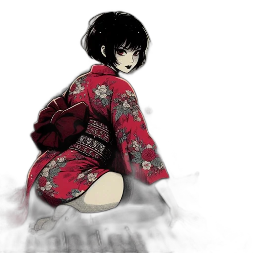 dress, jacket, concept art, comic book art transparent PNG cut-out