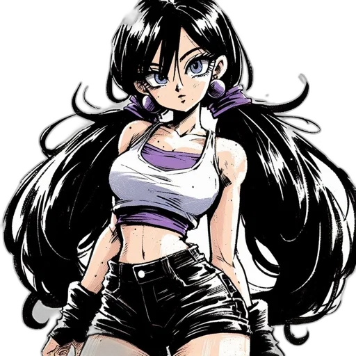 anime, comic book art, cartoon, concept art transparent PNG cut-out