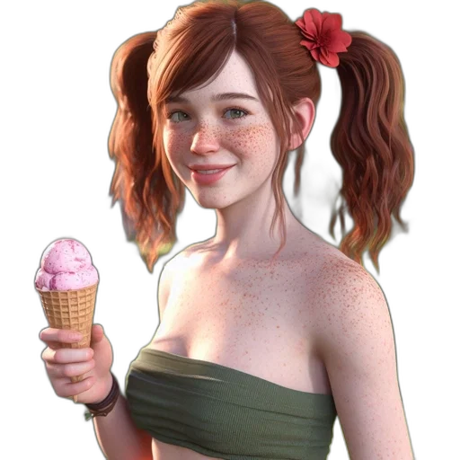 dress, staff, weapon, creature transparent PNG cut-out
