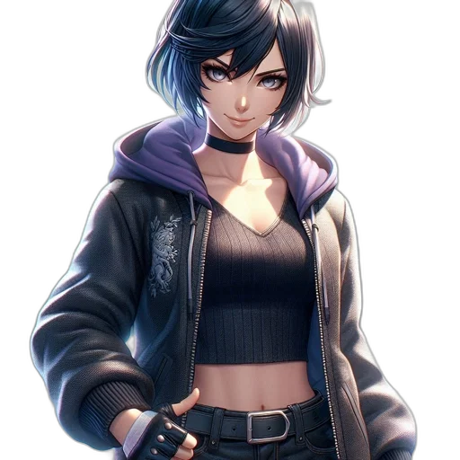 jacket, weapon, staff, face transparent PNG cut-out