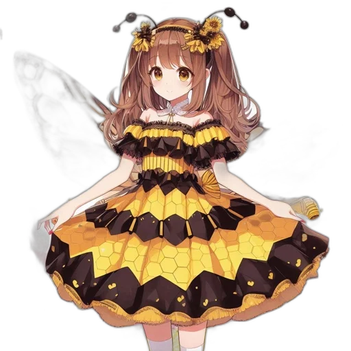 dress, staff, creature, concept art transparent PNG cut-out