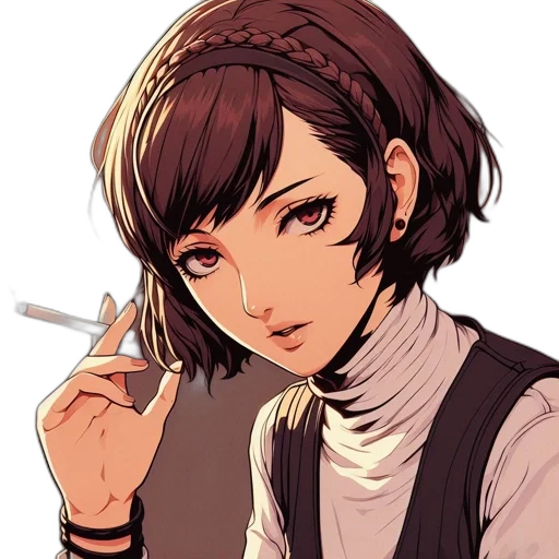 staff, jacket, face, weapon transparent PNG cut-out