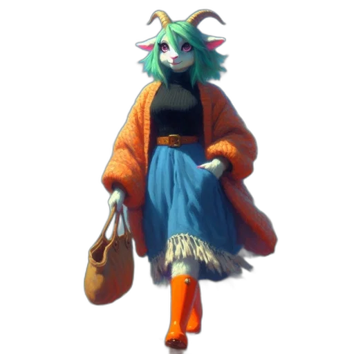 dress, creature, mask, jacket transparent PNG cut-out