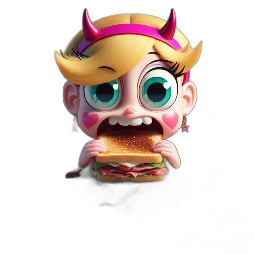 food, creature, face, staff transparent PNG cut-out