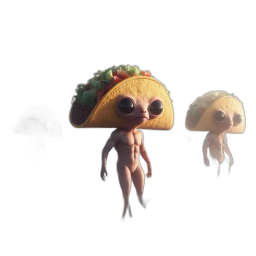 creature, food, animal, hat transparent PNG cut-out