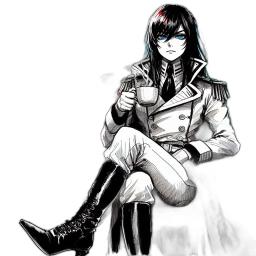 staff, jacket, weapon, concept art transparent PNG cut-out