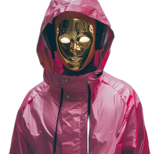 jacket, mask, robot, face transparent PNG cut-out