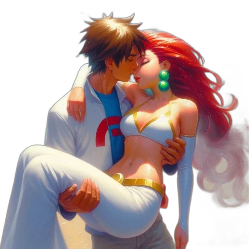 concept art, comic book art, fantasy art, anime transparent PNG cut-out