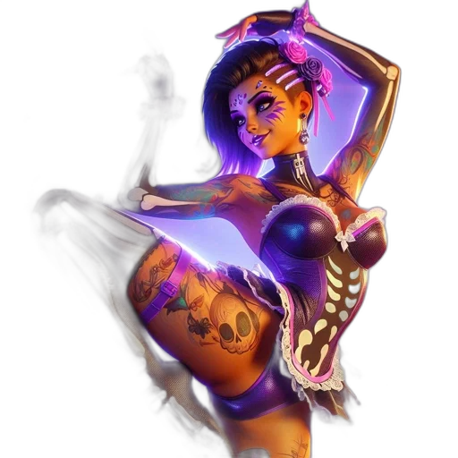 weapon, staff, dress, jewelry transparent PNG cut-out