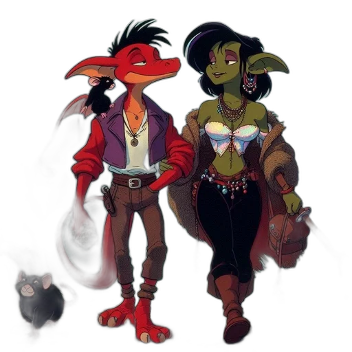 concept art, fantasy art, comic book art, pixel art transparent PNG cut-out