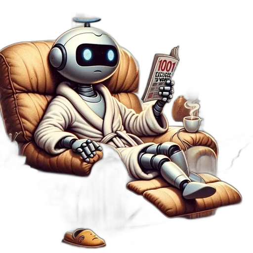 robot, furniture, cyberpunk, concept art transparent PNG cut-out