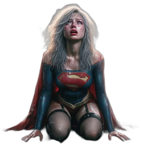 face, comic book art, concept art, fantasy art transparent PNG cut-out