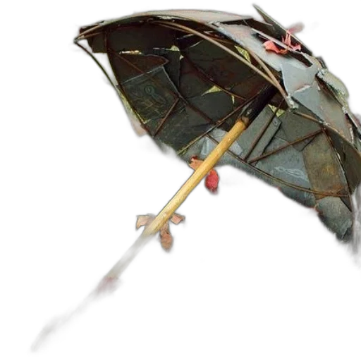 umbrella, weapon, dragon, staff transparent PNG cut-out