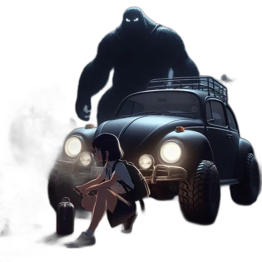 car, creature, robot, concept art transparent PNG cut-out