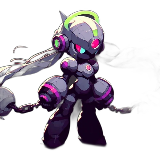 robot, weapon, staff, sword transparent PNG cut-out