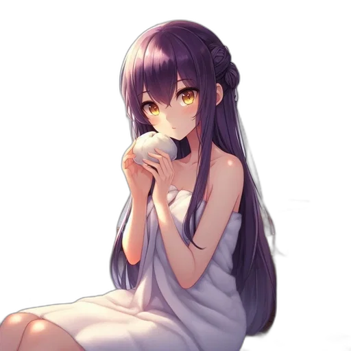 dress, face, creature, weapon transparent PNG cut-out