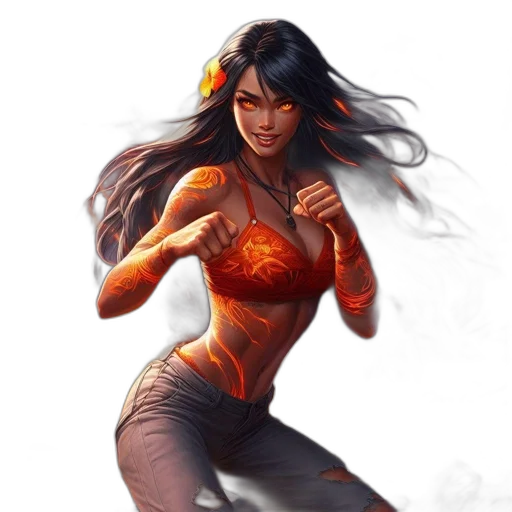 fantasy art, concept art, comic book art, pixel art transparent PNG cut-out