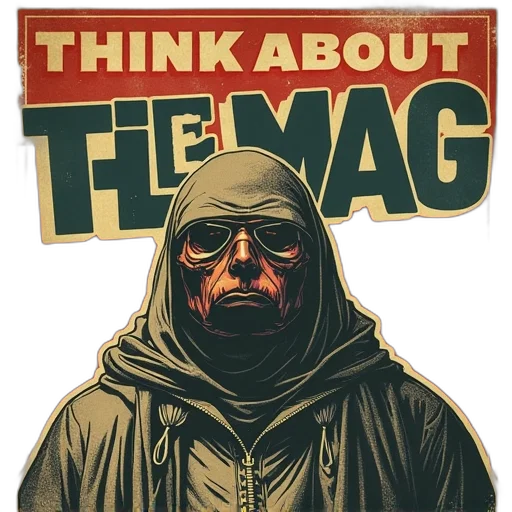 mask, face, jacket, comic book art transparent PNG cut-out