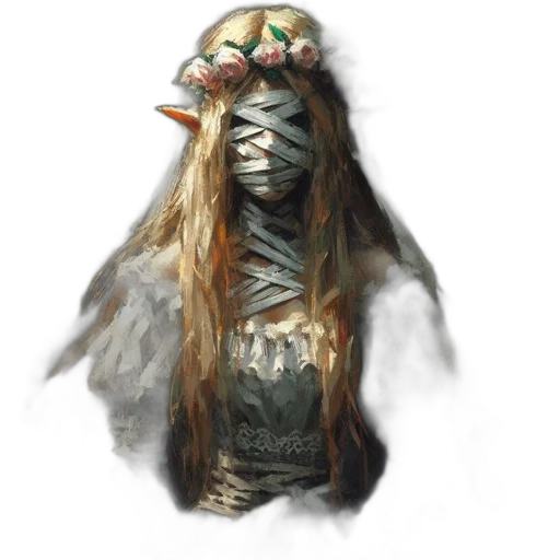 mask, face, creature, staff transparent PNG cut-out