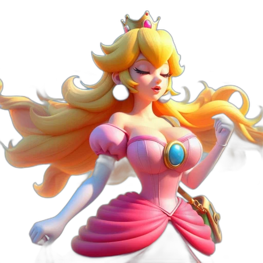 crown, dress, staff, concept art transparent PNG cut-out