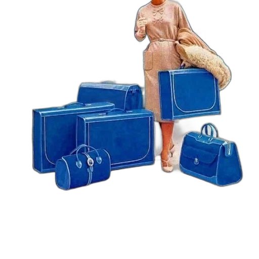 furniture, concept art, 3d render, blue transparent PNG cut-out