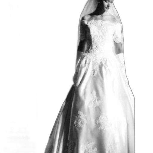 dress, crown, jewelry, staff transparent PNG cut-out