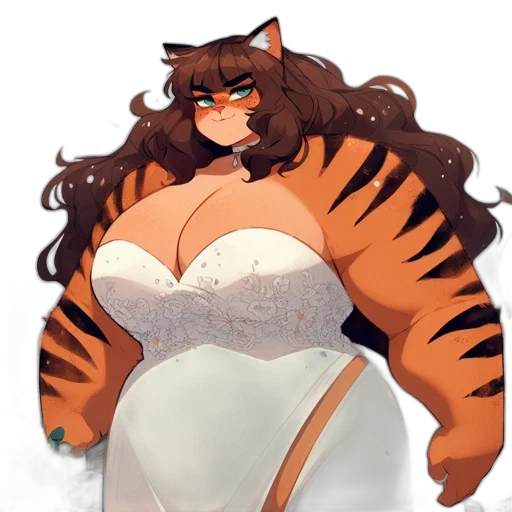 dress, animal, creature, concept art transparent PNG cut-out