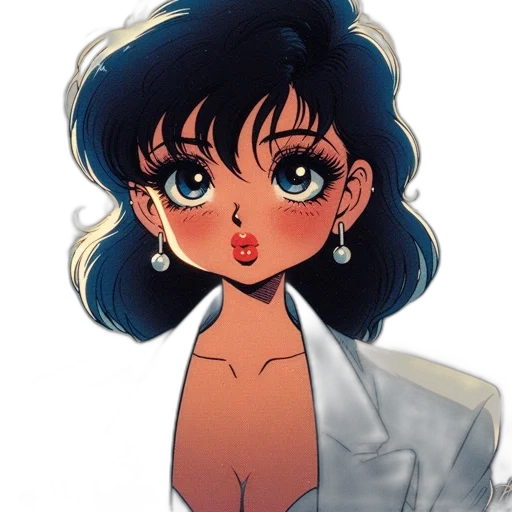 dress, jewelry, anime, cartoon transparent PNG cut-out