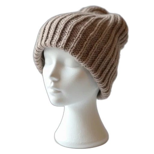 hat, earth tones, close-up, mannequin transparent PNG cut-out