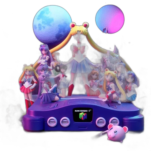 concept art, 3d render, vaporwave, pastel transparent PNG cut-out