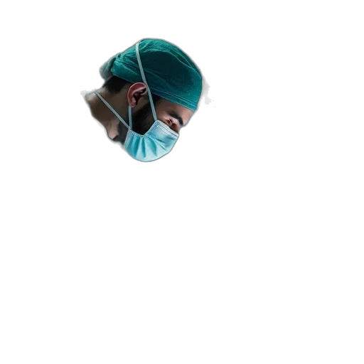 mask, staff, hat, face transparent PNG cut-out