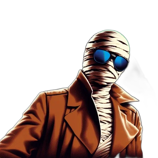 jacket, mask, robot, face transparent PNG cut-out