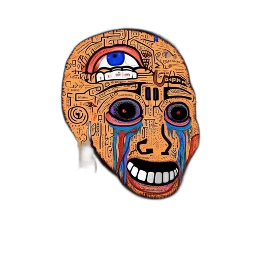 mask, face, robot, jewelry transparent PNG cut-out