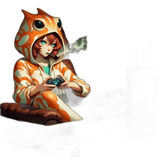creature, concept art, fantasy art, pixel art transparent PNG cut-out