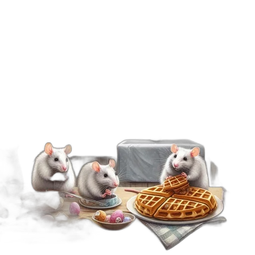 food, concept art, 3d render, snow transparent PNG cut-out