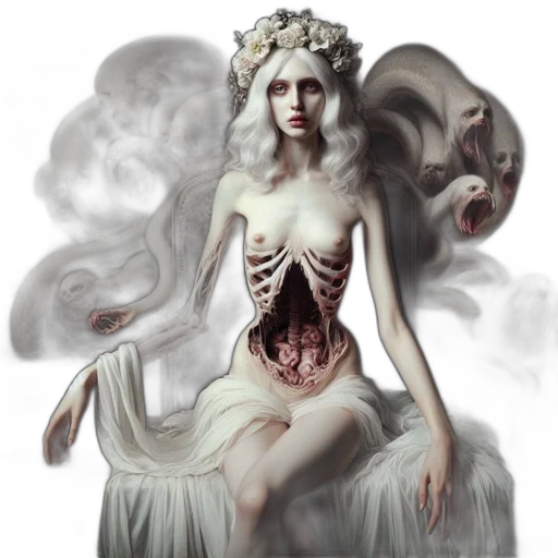 creature, fantasy art, concept art, photorealistic transparent PNG cut-out